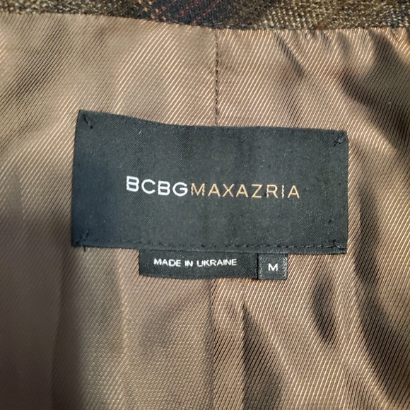 BCBG Plaid Ruffled Jacket w/Whipstich - Picture 5 of 8